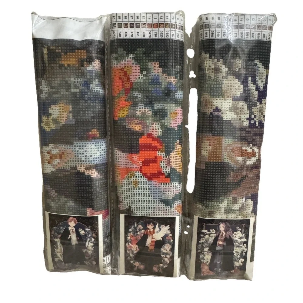 Harry Potter Set Of Three‎ Diamond Painting, All Different Complete Set
